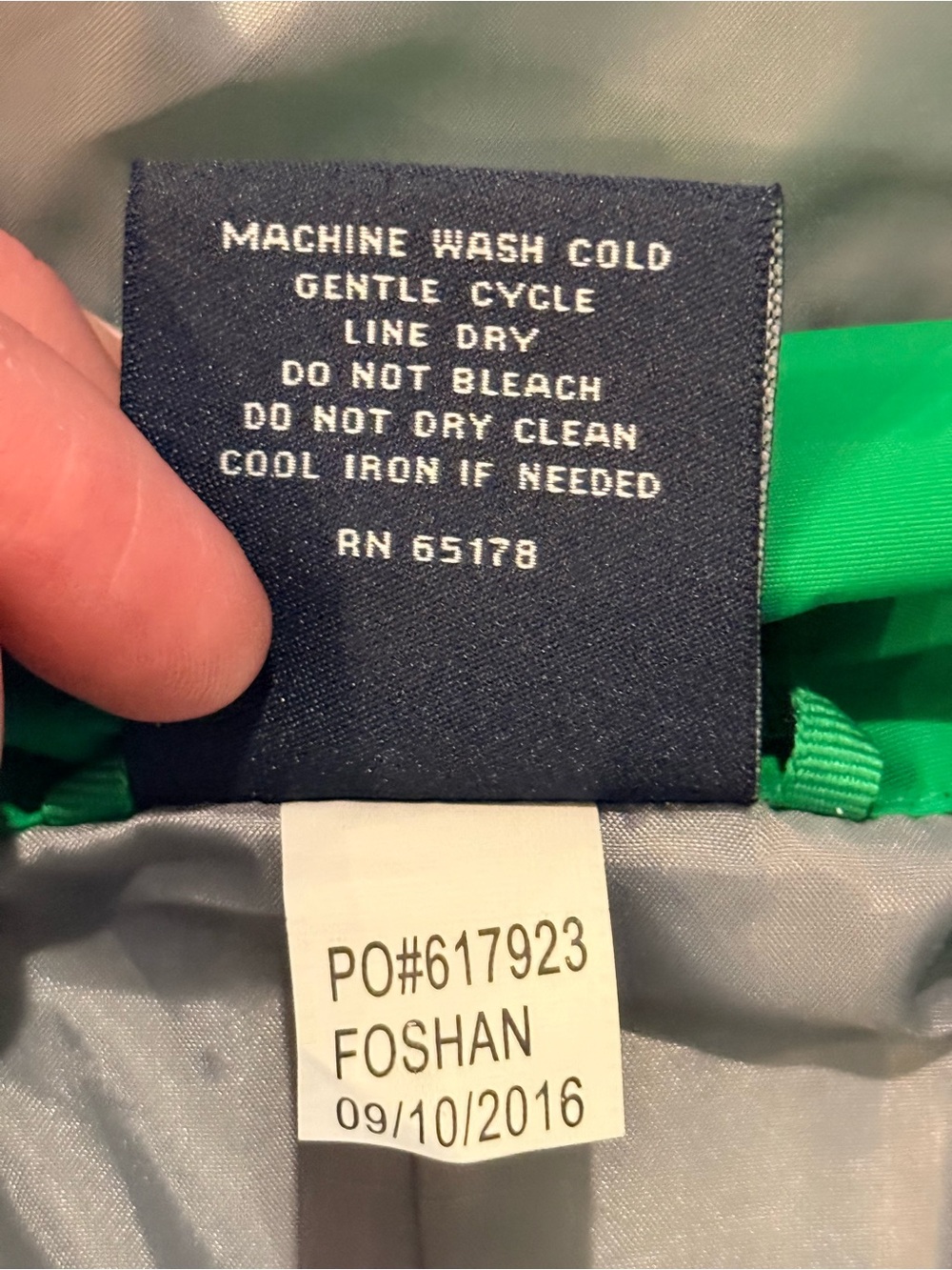 Charles River Women’s Logan Green Hooded Rain Jacket, Lightweight, Large - Picture 3 of 8